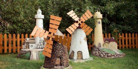 Diy dekorativní mlýn pro zahradu: pokyny krok za krokem, fotografické kresby a mistrovské kurzy